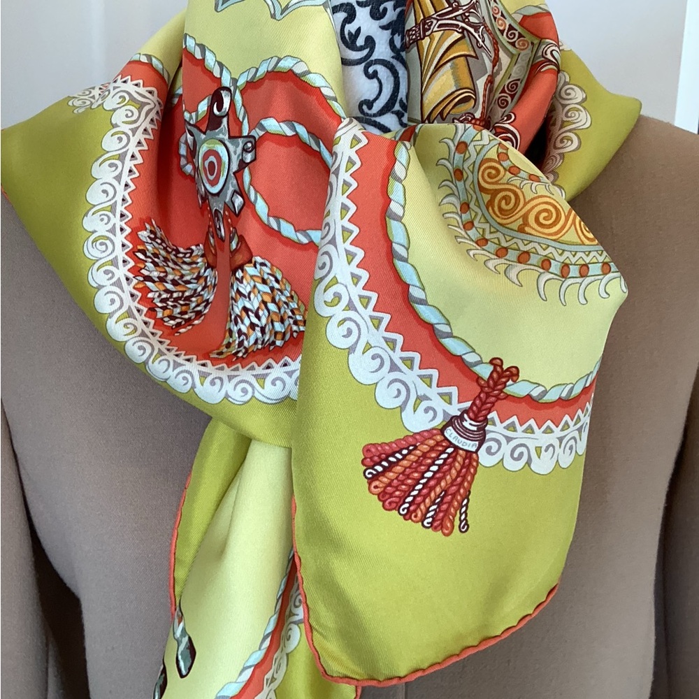 Hermes’ 90 silk scarf